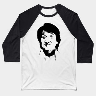 jackie chan pop art portrait Baseball T-Shirt